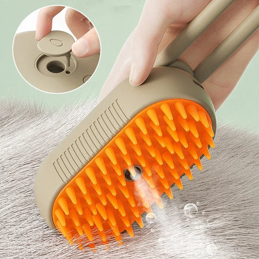Cat and Dog Pet Electric Spray Massage Comb Anti-Flying Massage Bath Usb Charging Cat Comb Floating Hair Removal Comb Pet Care